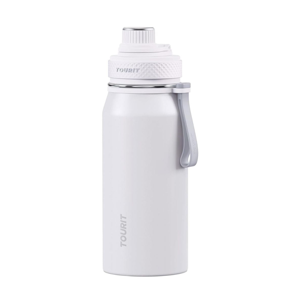 TOURIT BOTELLA DE AGUA TÉRMICA DEPORTIVA 32OZ - BLANCO - 1