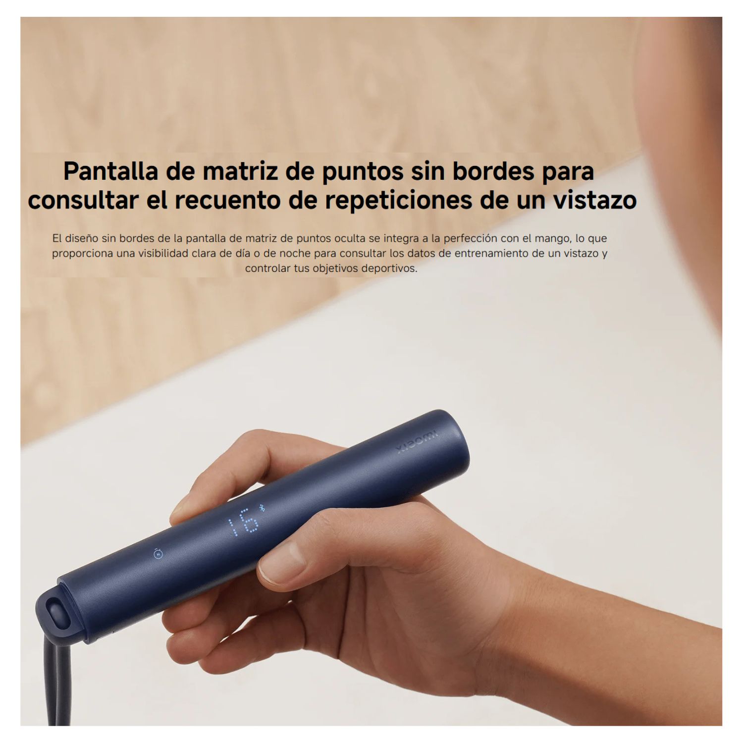 XIAOMI CUERDA PARA SALTAR INTELIGENTE CON CONTEO DE REPETICIONES - AZUL - 7