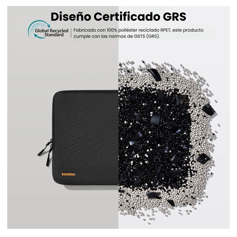 TOMTOC FUNDA DEFENDER-A13 PARA 13,5' A 14.4' - NEGRO - 6