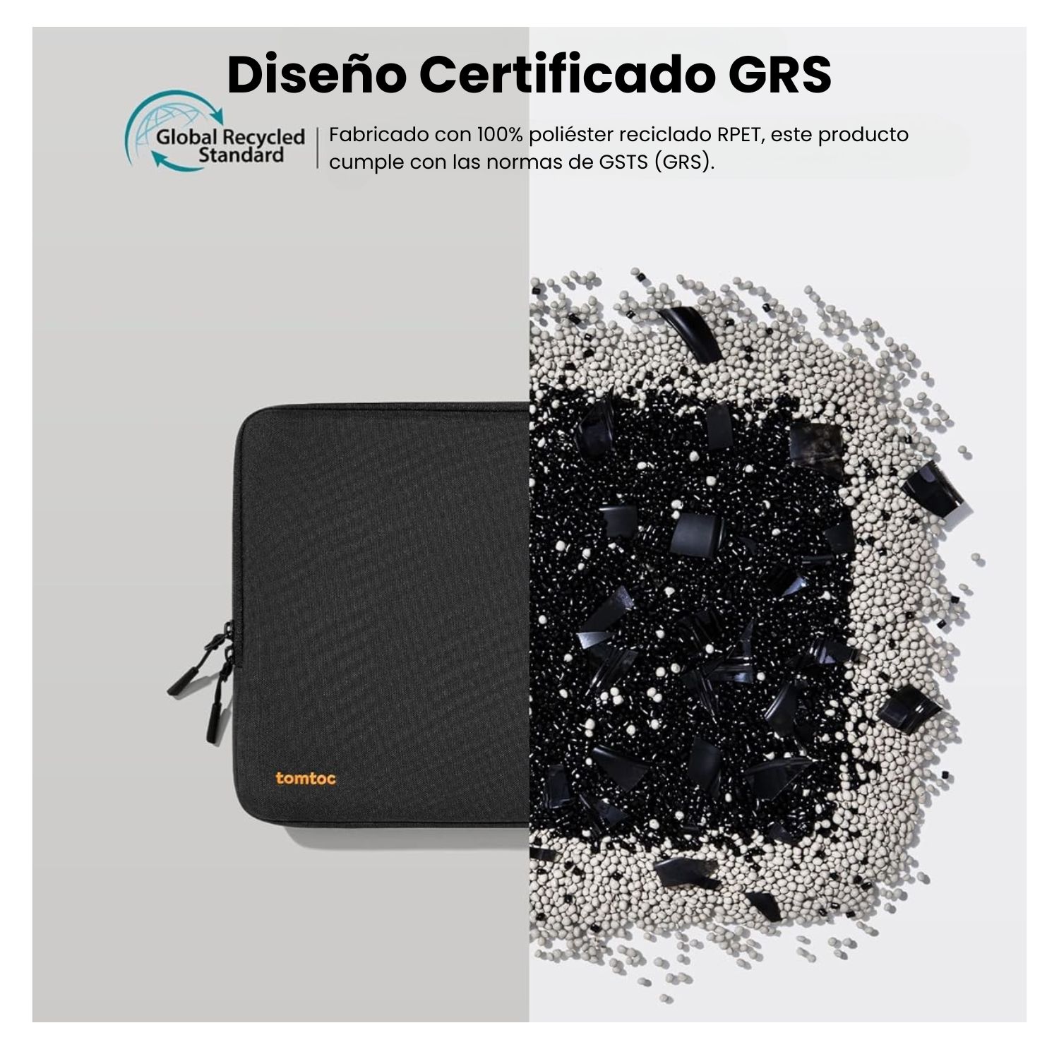 TOMTOC FUNDA DEFENDER-A13 PARA 13,5' A 14.4' - NEGRO - 6