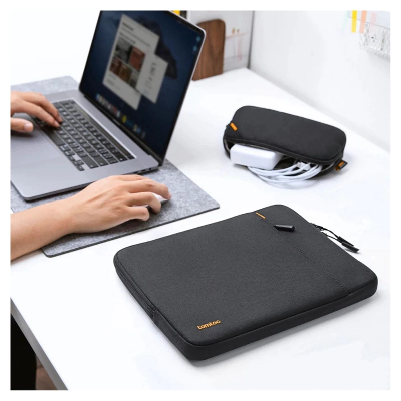 TOMTOC FUNDA DEFENDER-A13 PARA MACBOOK PRO DE 16' CON ORGANIZADOR - NEGRO - 2