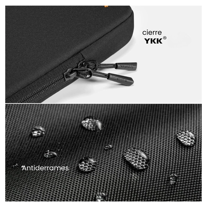 TOMTOC FUNDA DEFENDER-A13 PARA MACBOOK PRO DE 16' CON ORGANIZADOR - NEGRO - 7