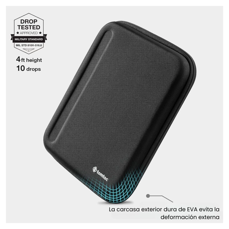 TOMTOC ESTUCHE PORTAFOLIO FANCYCASE-B06 PARA IPAD AIR/PRO DE 13' - NEGRO - 3