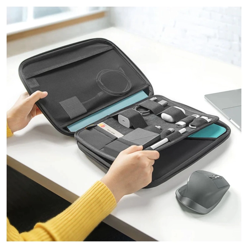 TOMTOC ESTUCHE PORTAFOLIO FANCYCASE-B06 PARA IPAD AIR/PRO DE 13' - NEGRO - 5