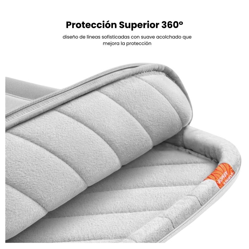 TOMTOC MALETÍN DEFENDER-A14 PARA 13,5' A 14,4' - GRIS - 5