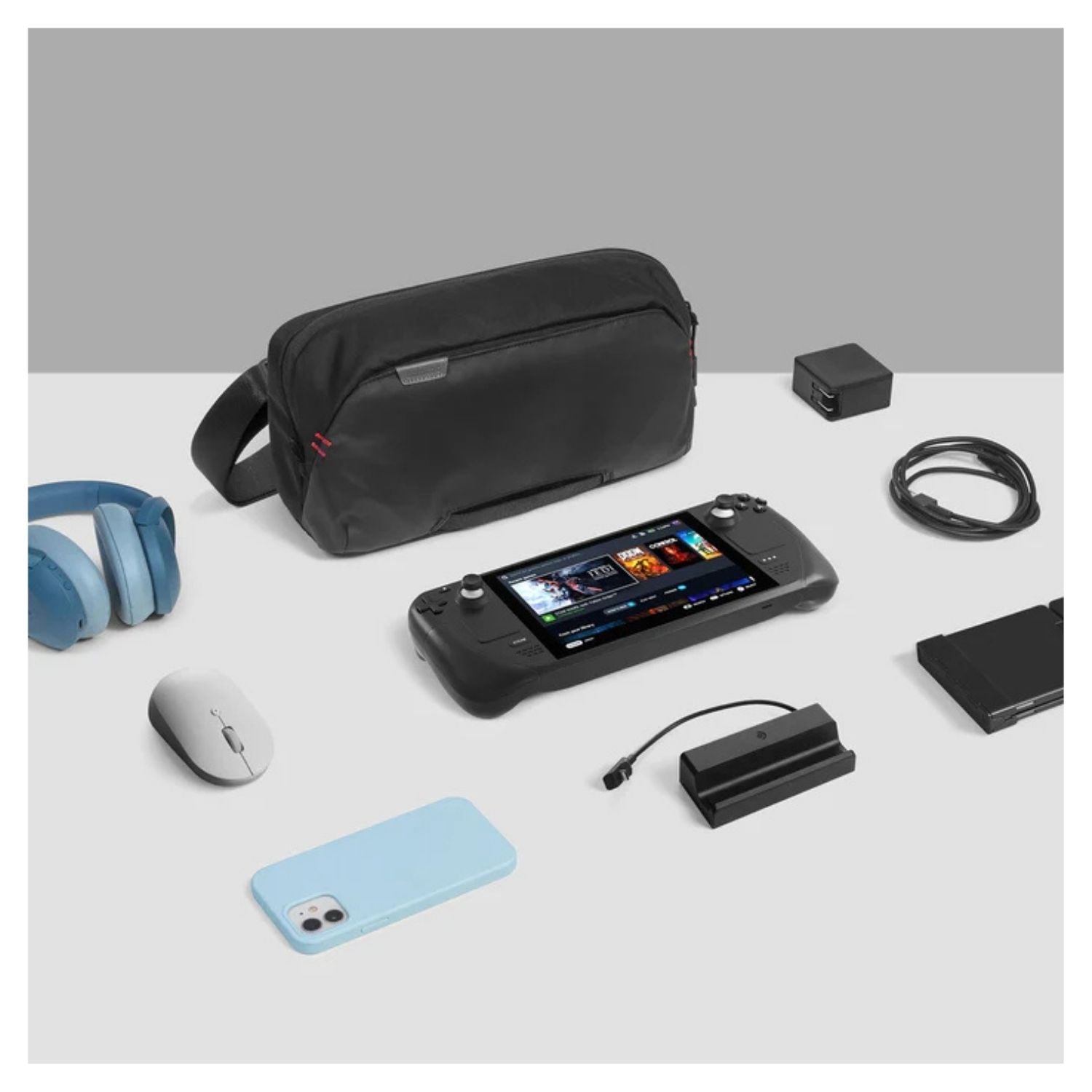 TOMTOC BOLSO DE VIAJE ARCCOS-G47 PARA STEAM DECK - NEGRO - 6