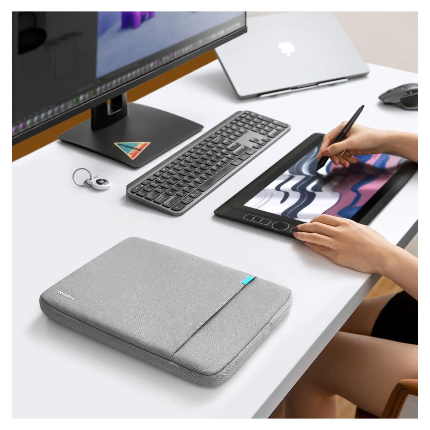 TOMTOC FUNDA DEFENDER-A13 PARA MACBOOK PRO DE 14' - GRIS - 2