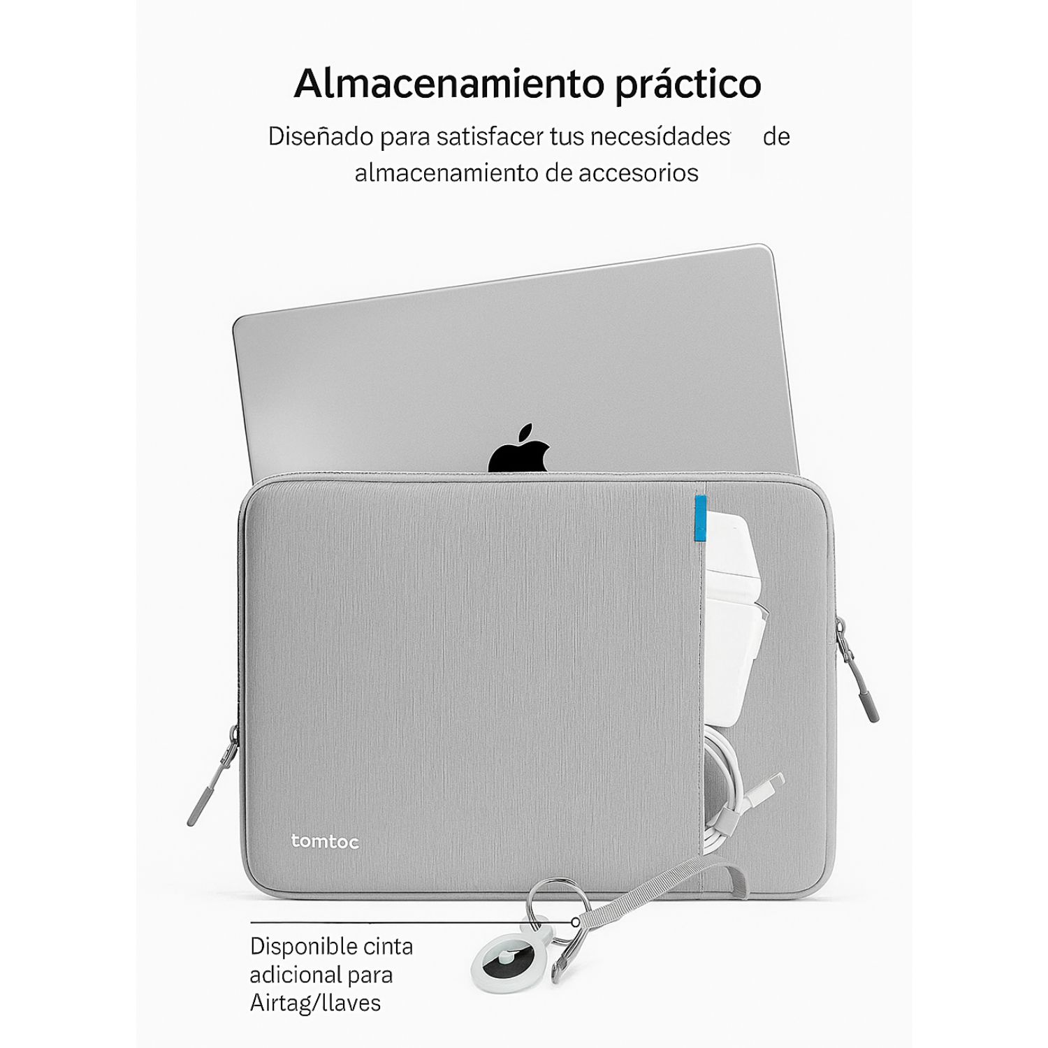 TOMTOC FUNDA DEFENDER-A13 PARA MACBOOK PRO DE 14' - GRIS - 5