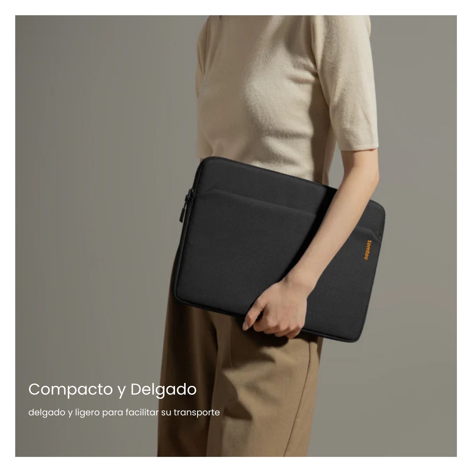 TOMTOC FUNDA LIGHT- A18 PARA MACBOOK PRO 14' - NEGRO - 6