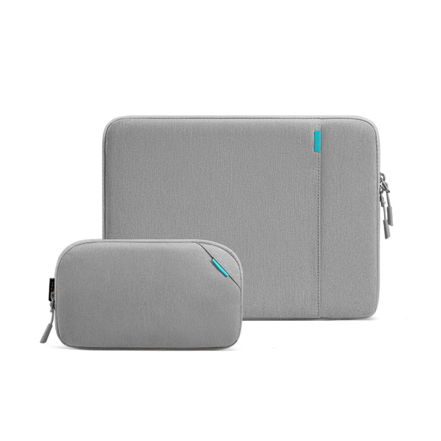 TOMTOC FUNDA DEFENDER-A13 PARA MACBOOK PRO DE 14' CON ORGANIZADOR - GRIS - 1