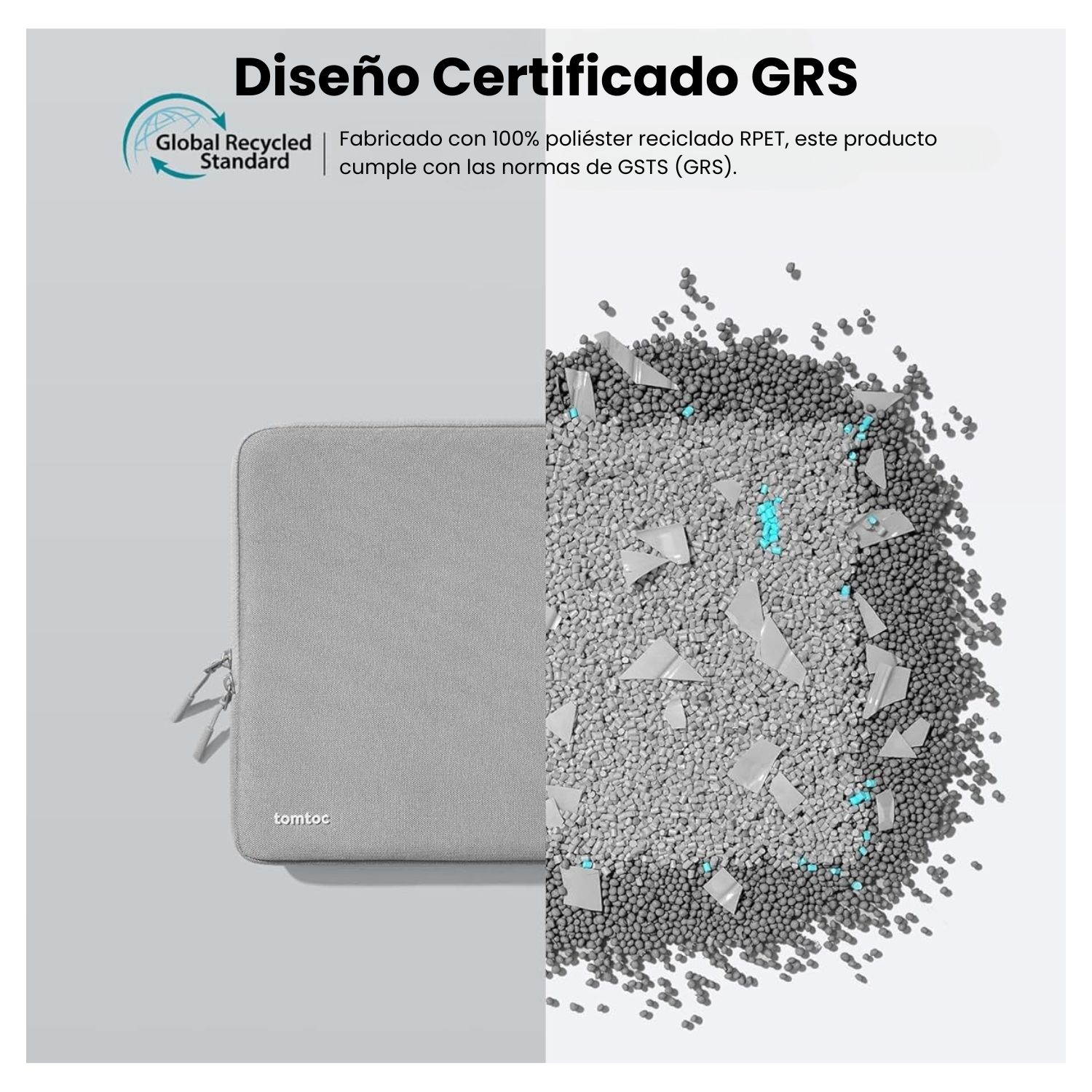 TOMTOC FUNDA DEFENDER-A13 PARA MACBOOK PRO DE 14' CON ORGANIZADOR - GRIS - 6