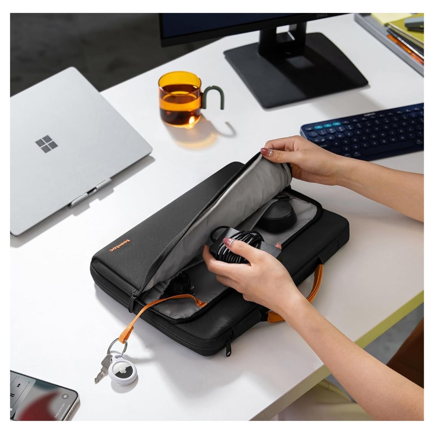 TOMTOC MALETÍN DEFENDER-A14 PARA MACBOOK PRO 16' - NEGRO - 2