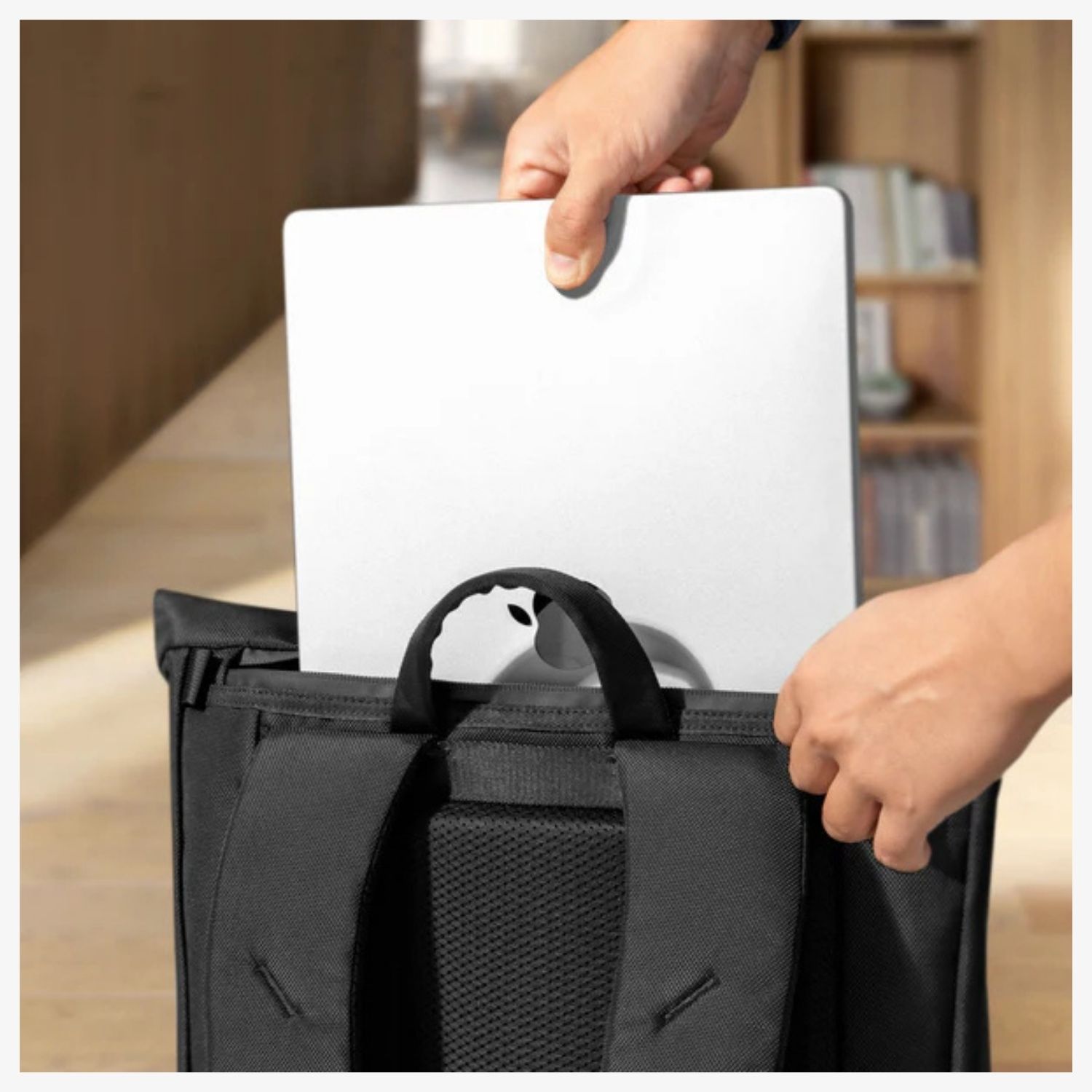 TOMTOC MOCHILA DE VIAJE NAVIGATOR-T61 L 25L-30L PARA NOTEBOOK 17,3' NEGRO - 7