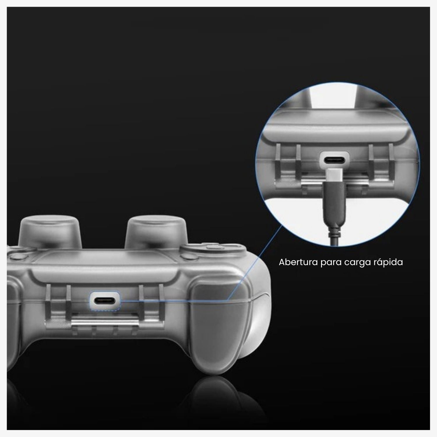 TOMTOC ESTUCHE RIGIDO ARMORCASE-G27 PARA CONTROL DE PS5 / PRO - 6