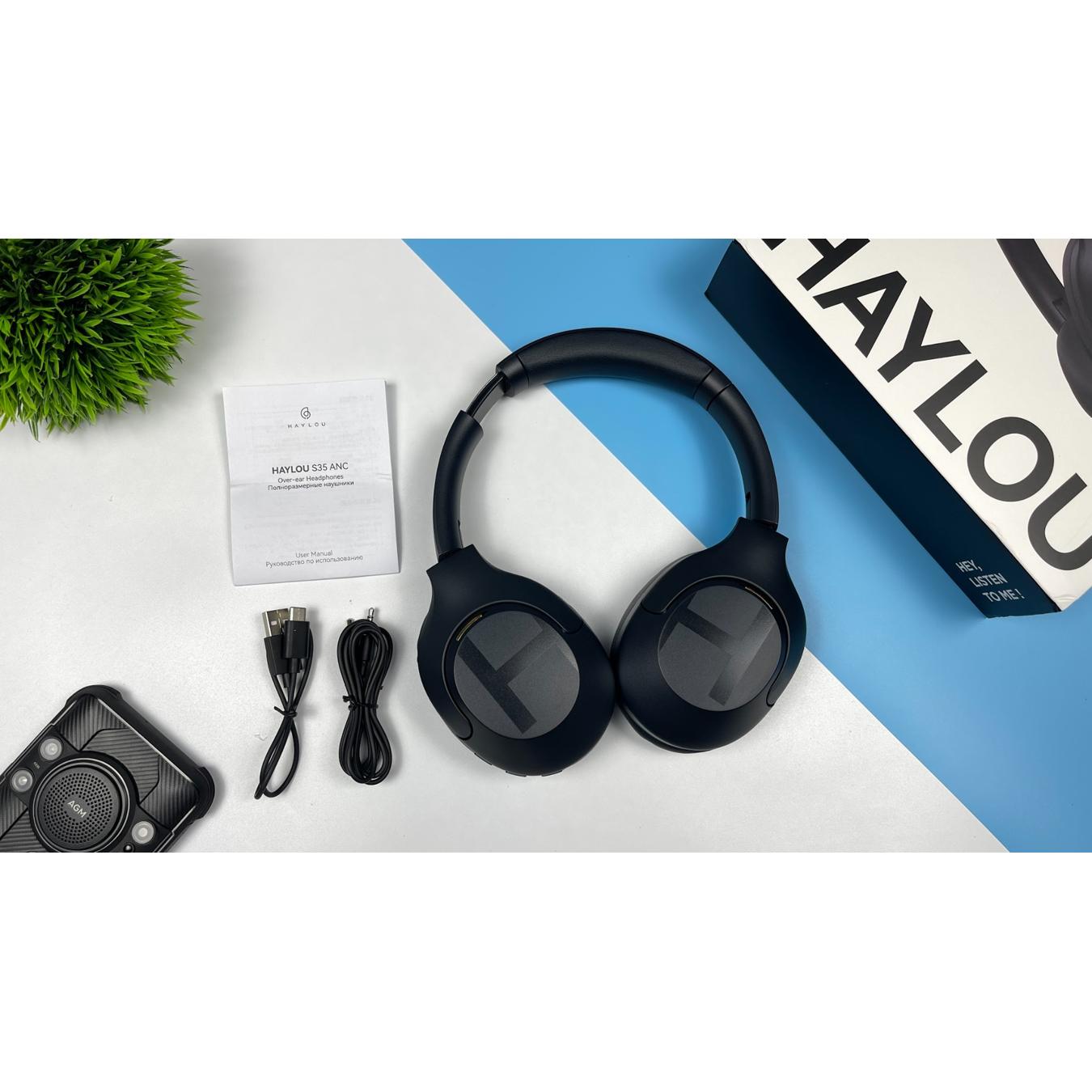 HAYLOU S35 ANC AUDIFONOS INALAMBRICOS BLUETOOTH CANCELACION DE RUIDO AZUL - 4