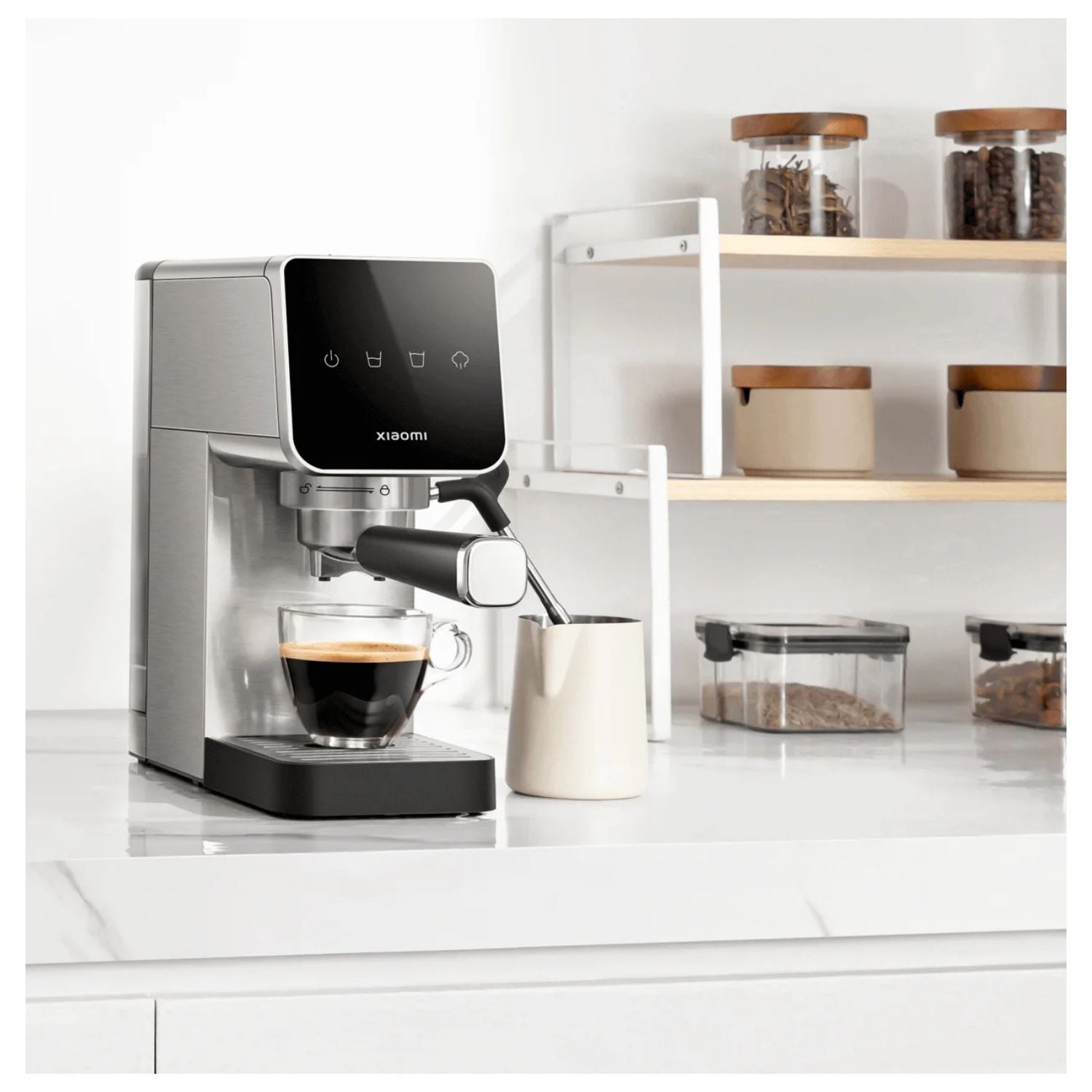 XIAOMI CAFETERA ESPRESSO SEMI-AUTOMATICA 20 BARES ACERO INOXIDABLE - 7