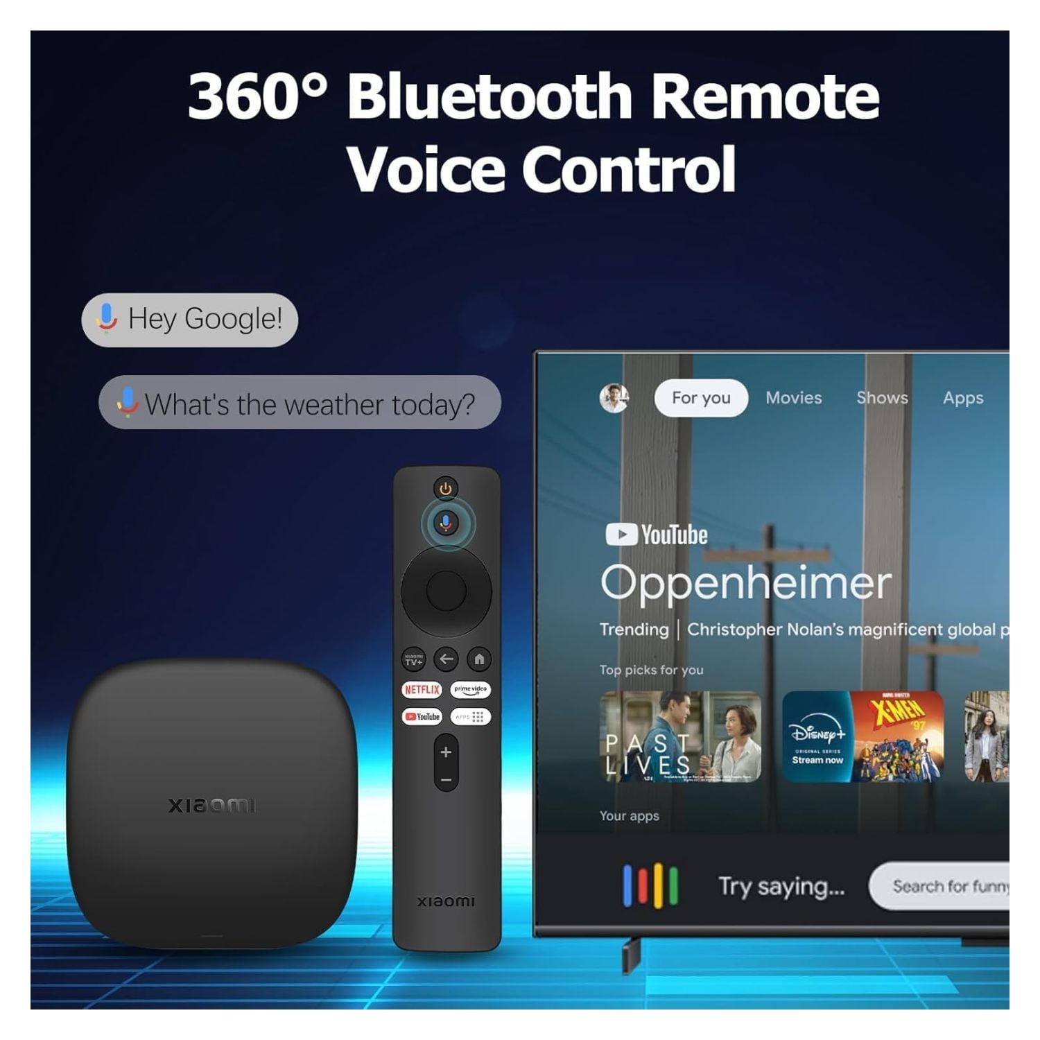 XIAOMI TV BOX S 3RA GEN 4K UHD 32GB 2GB CONTROL VOZ GOOGLE TV NEGRO - 8