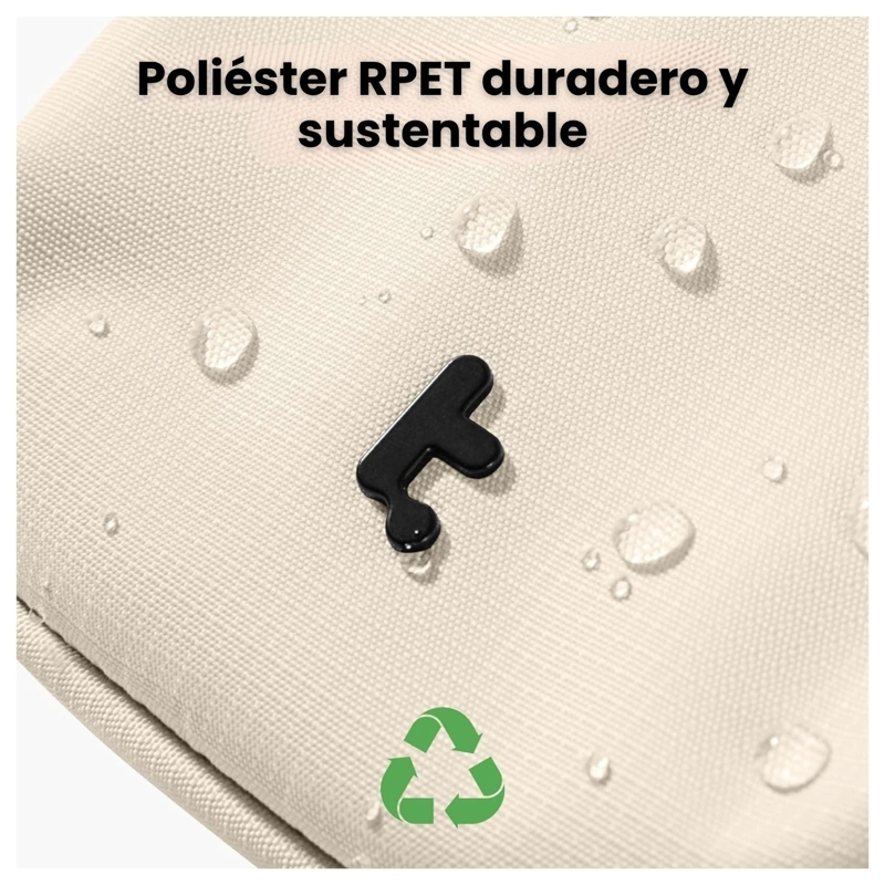 TOMTOC BOLSO BANDOLERA DE VIAJE AVIATOR-T37 RFID CAQUI - 7