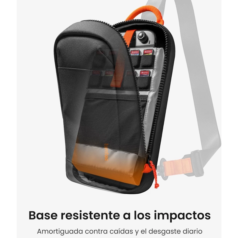 TOMTOC BOLSO BANDOLERA GAMEON-G49 PARA SWITCH 2 NEGRO - 3