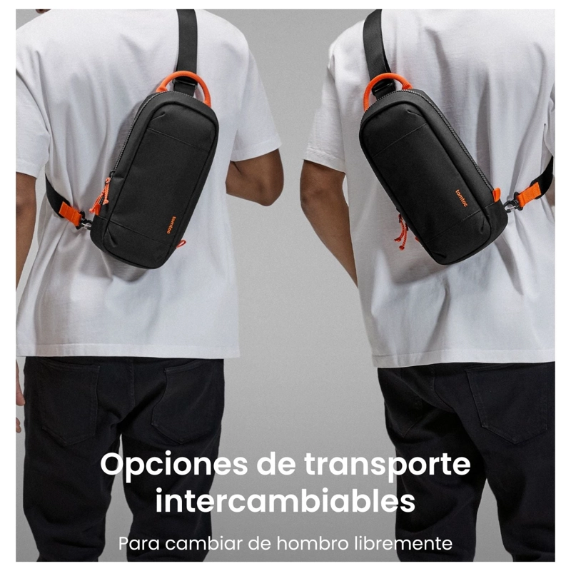 TOMTOC BOLSO BANDOLERA GAMEON-G49 PARA SWITCH 2 NEGRO - 4