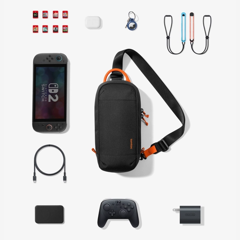 TOMTOC BOLSO BANDOLERA GAMEON-G49 PARA SWITCH 2 NEGRO - 7