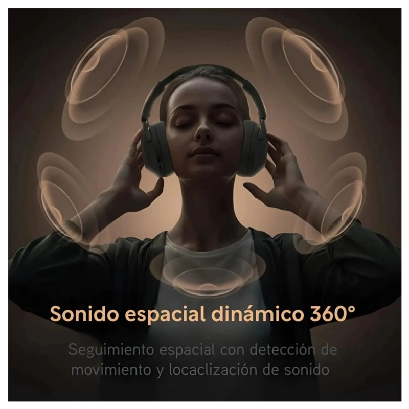 HAYLOU AUDIFONOS INALAMBRICOS S40 ANC HIBRIDO CANCELACION DE RUIDO NEGRO - 6