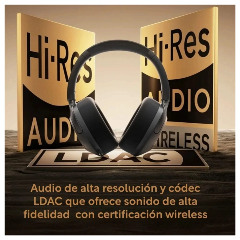 HAYLOU AUDIFONOS INALAMBRICOS S40 ANC HIBRIDO CANCELACION DE RUIDO NEGRO - 7