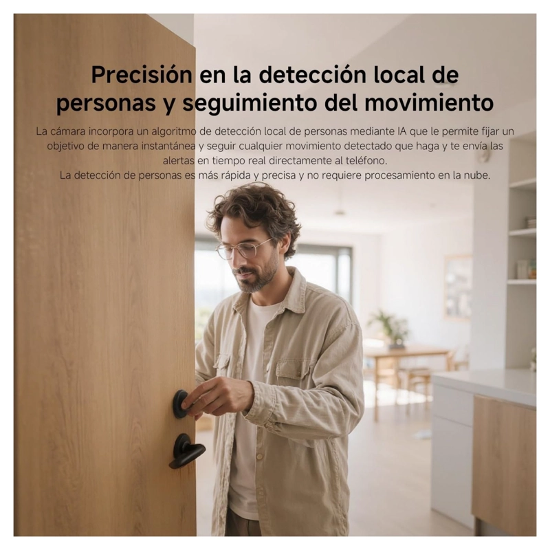 XIAOMI CAMARA DE SEGURIDAD C201 1080P WIFI 6 VISION NOCTURNA BLANCO - 6