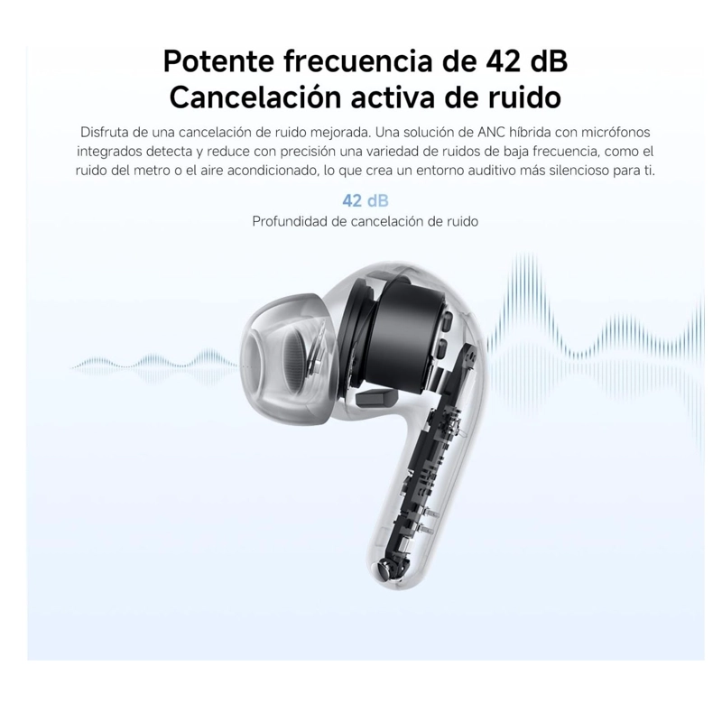 XIAOMI REDMI BUDS 8 LITE AURICULARES BLUETOOTH ANC BLANCO - 4
