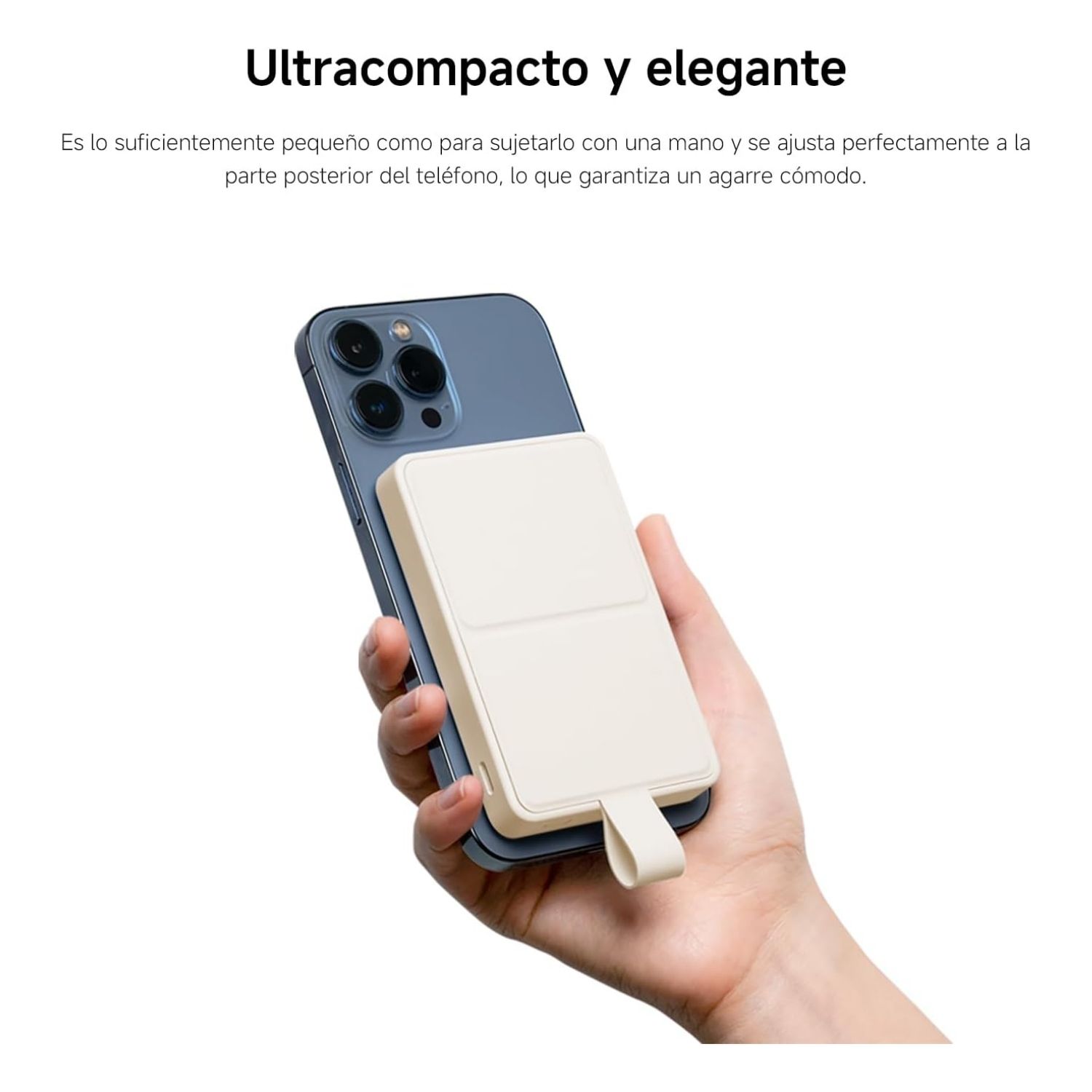 XIAOMI POWER BANK MAGNE TICO 2 6000 MAH BATERIA PORTATIL 15W BLANCO - 7