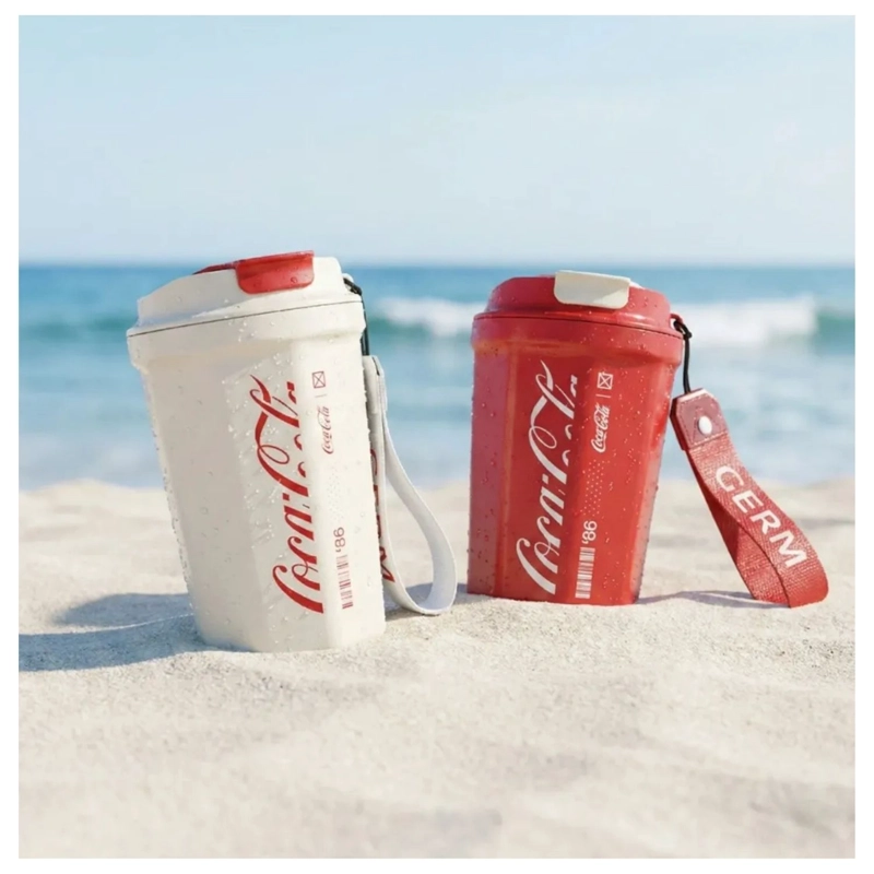 TAZA CAFE  GERM X COCA-COLA DIAMANTE 390 ML BLANCA - 8