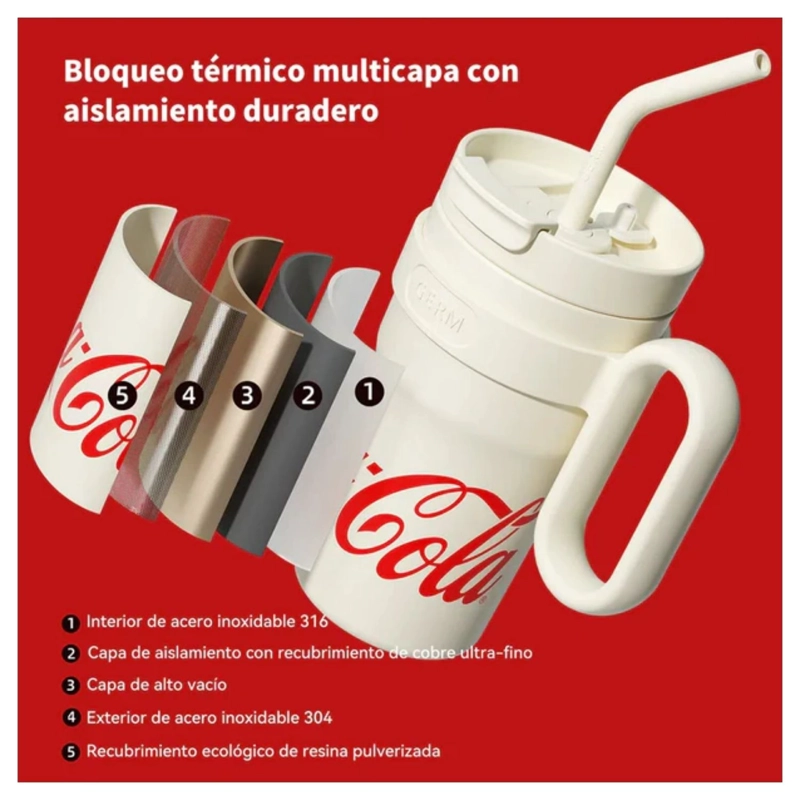 VASO TE RMICO GERM X COCA-COLA 1100 ML BLANCO - 3