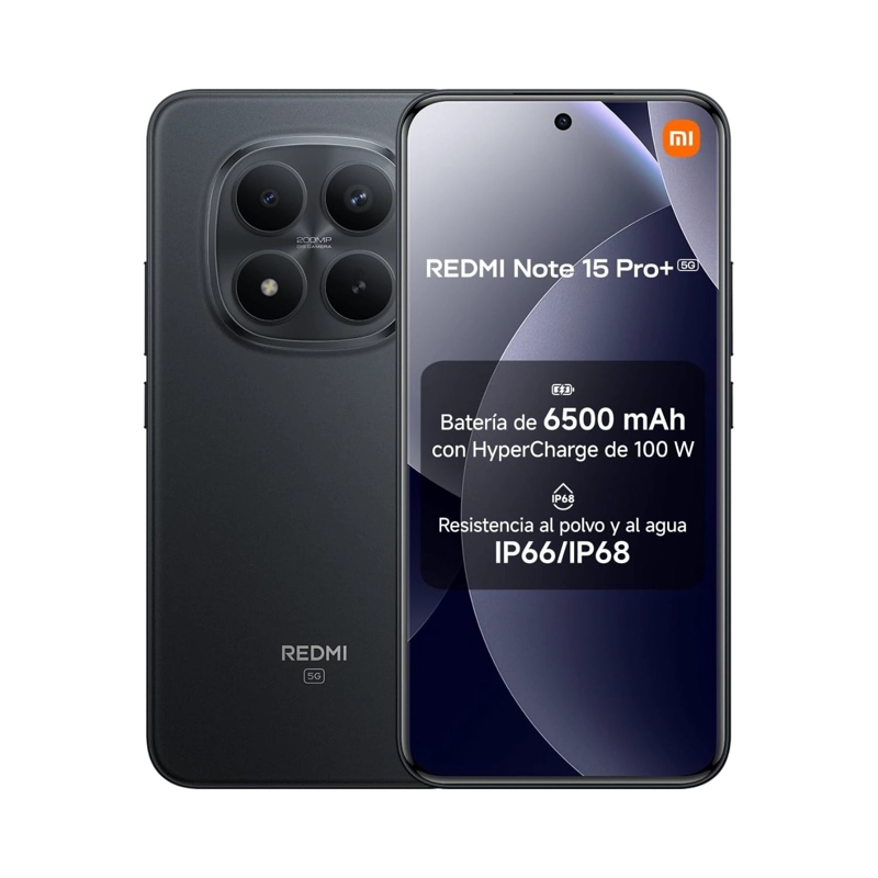 XIAOMI REDMI NOTE 15 PRO+ 5G 8GB + 256GB NEGRO - 1