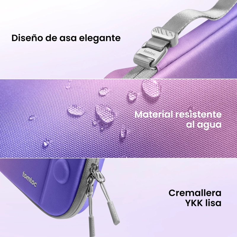 TOMTOC FUNDA RIGIDA FANCYCASE-G05 PARA NINTENDO SWITCH 2 ED. DEGRADADO PURPURA - 6