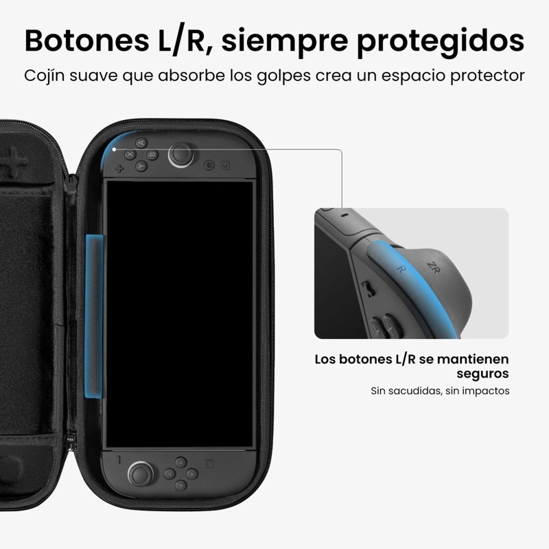 TOMTOC FUNDA RIGIDA FANCYCASE-G05 PARA NINTENDO SWITCH 2 ED. DEGRADADO PURPURA - 8