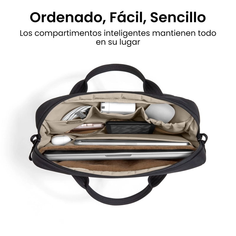 TOMTOC MALETIN TERRA-A28 PARA NOTEBOOK 15' - 16' NEGRO - 3