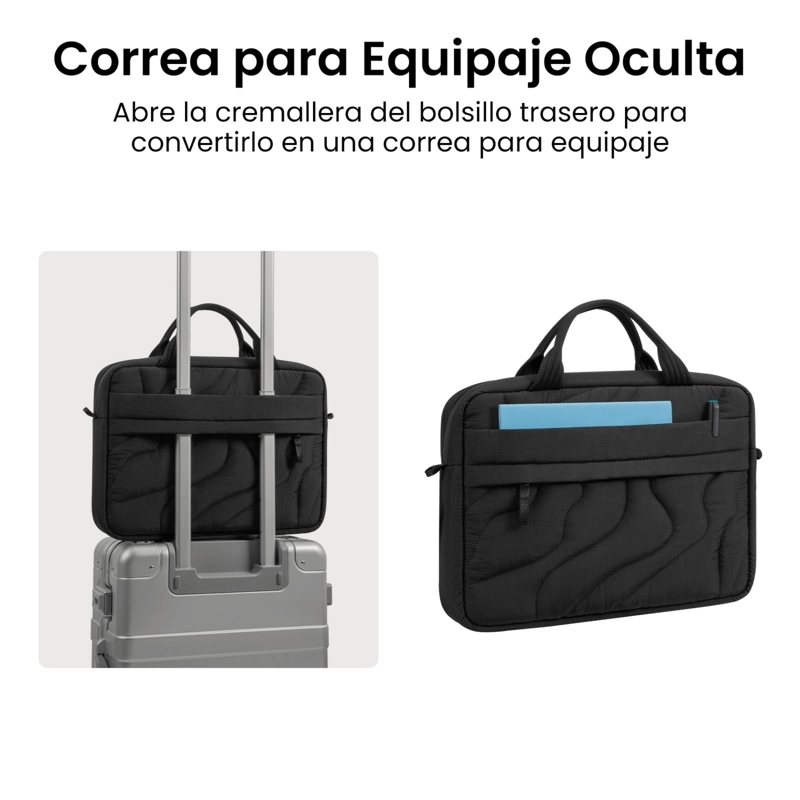 TOMTOC MALETIN TERRA-A28 PARA NOTEBOOK 15' - 16' NEGRO - 6
