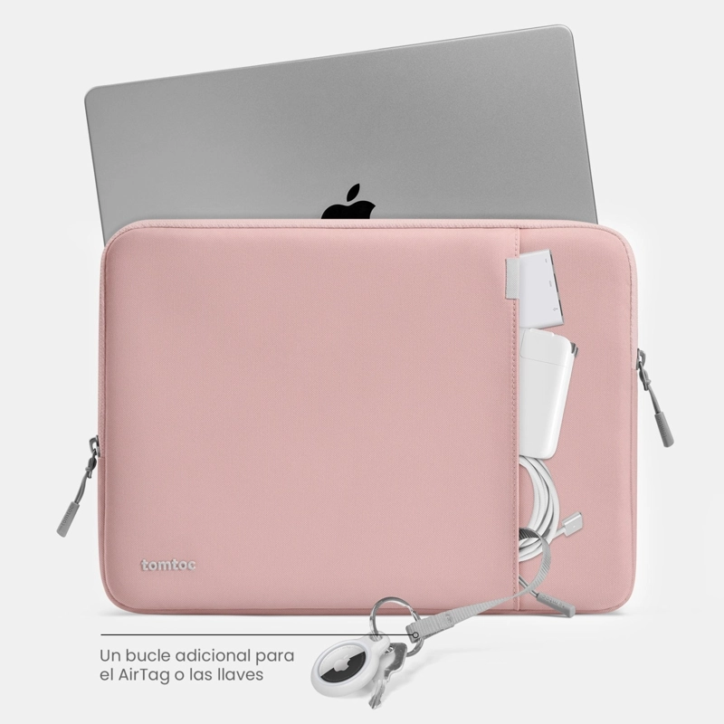 TOMTOC FUNDA DEFENDER-A13 PARA MACBOOK PRO DE 14' ROSADO - 2