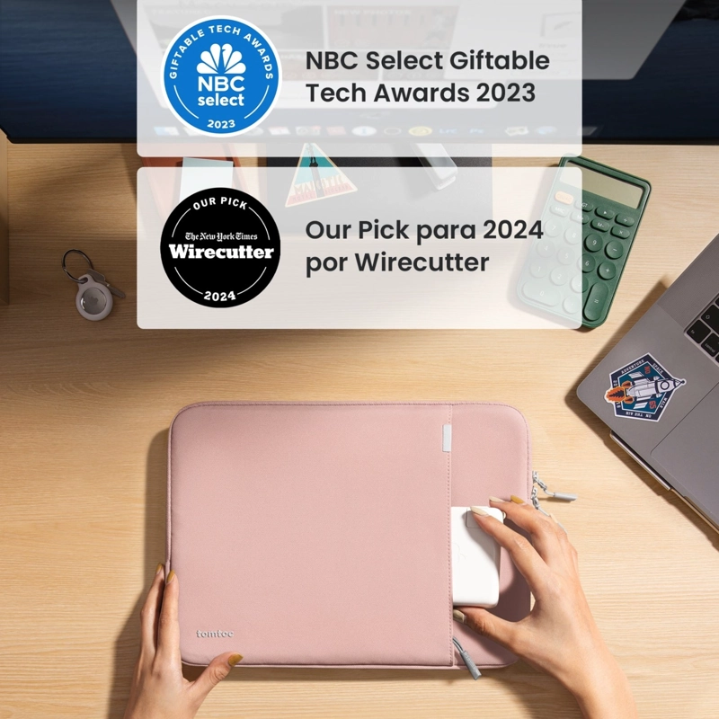 TOMTOC FUNDA DEFENDER-A13 PARA MACBOOK PRO DE 14' ROSADO - 5