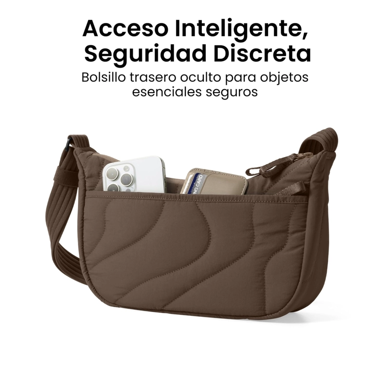 TOMTOC BOLSO BANDOLERA TERRA-T34 LIGERO 3,5L CARAMELO - 4
