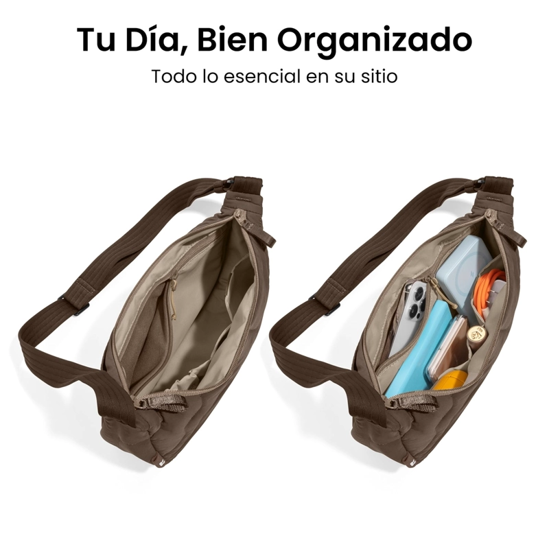 TOMTOC BOLSO BANDOLERA TERRA-T34 LIGERO 3,5L CARAMELO - 6