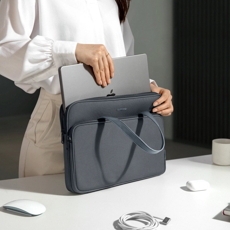 TOMTOC MALETIN VERSATILE-A11 MACBOOK PRO 13,5' GRIS - 6