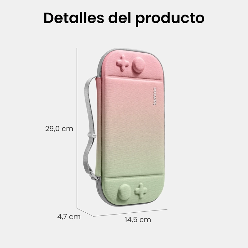 TOMTOC FUNDA RIGIDA FANCYCASE-G05 PARA NINTENDO SWITCH 2 ED. DEGRADADO FLOR DE CEREZO - 2