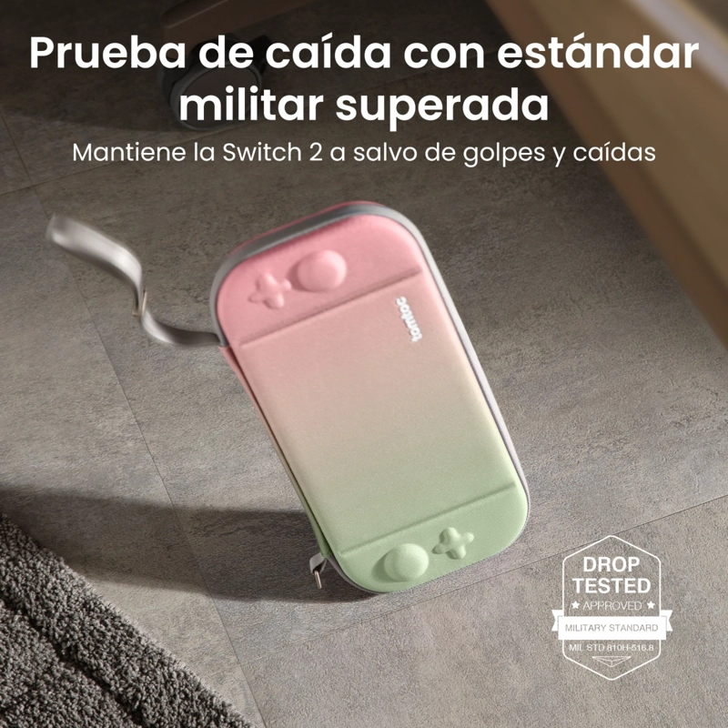TOMTOC FUNDA RIGIDA FANCYCASE-G05 PARA NINTENDO SWITCH 2 ED. DEGRADADO FLOR DE CEREZO - 3