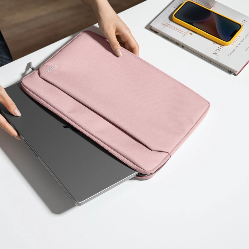 TOMTOC FUNDA LIGHT-A18 PARA MACBOOK PRO 14' ROSADO - 5