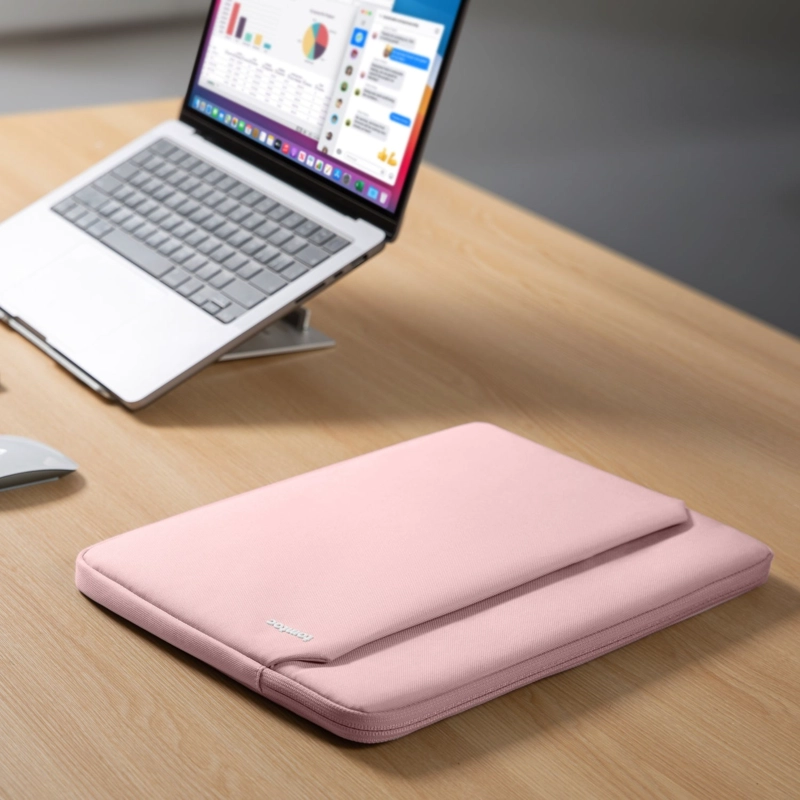 TOMTOC FUNDA LIGHT-A18 PARA MACBOOK PRO 14' ROSADO - 9