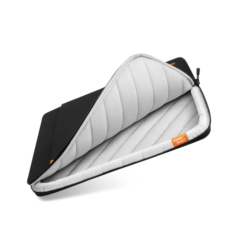 TOMTOC FUNDA DEFENDER-A13 PARA MACBOOK NEO / AIR / PRO DE 13' CON ORGANIZADOR NEGRO - 3