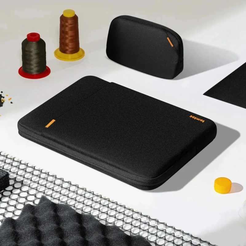 TOMTOC FUNDA DEFENDER-A13 PARA MACBOOK NEO / AIR / PRO DE 13' CON ORGANIZADOR NEGRO - 7