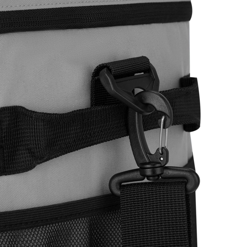 TOURIT COOLER BAG REFRIGERADOR AISLADO PORTATIL 46 LATAS 32L GRIS - 9