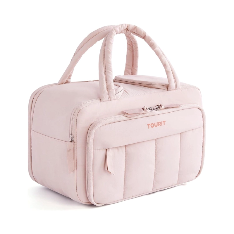 TOURIT LONCHERA TE RMICA PUFFY 8.5L HIELO REUSABLE ROSA CLARO - 1